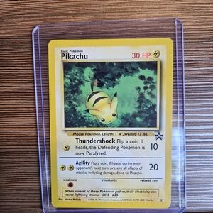 Pokemon Promo Pikachu Card